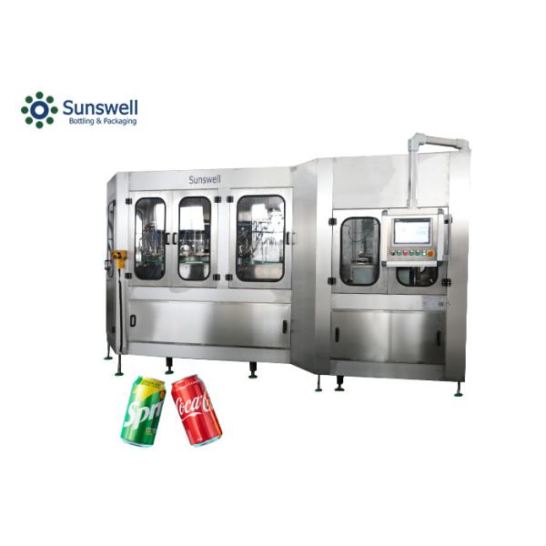 Buy Automatic Aluminum Can CSD Carbonated Beverage Drink Filling Sealing Machine at wholesale prices