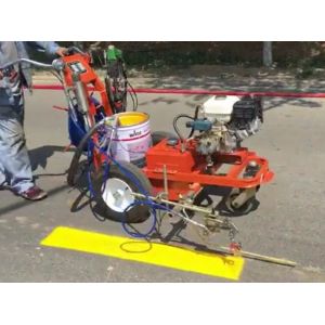 Airless Spraying Pavement Striping Equipment Single Gun 6L Max