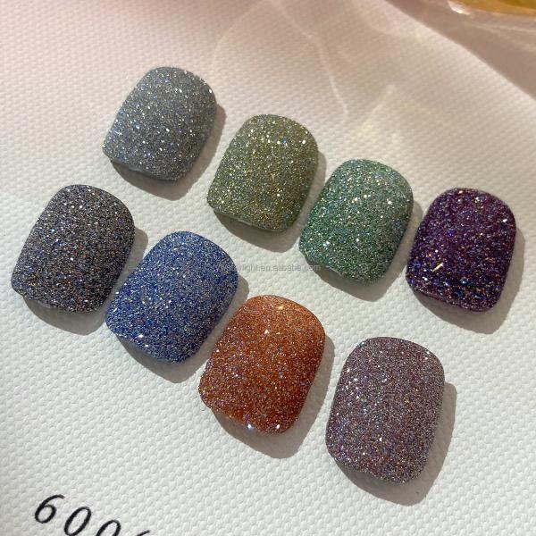 8 Colors Super Glitter Crystal Tiny Diamond Powder Nail Art Decoration Accessory