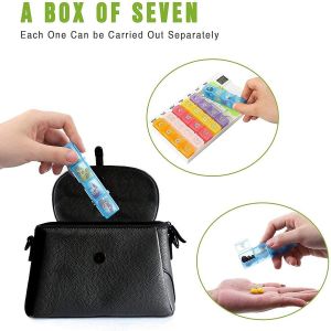 Hot Selling Electronic Smart Box Medicine Case 7Day 4 Times A Day Weekly Pill
