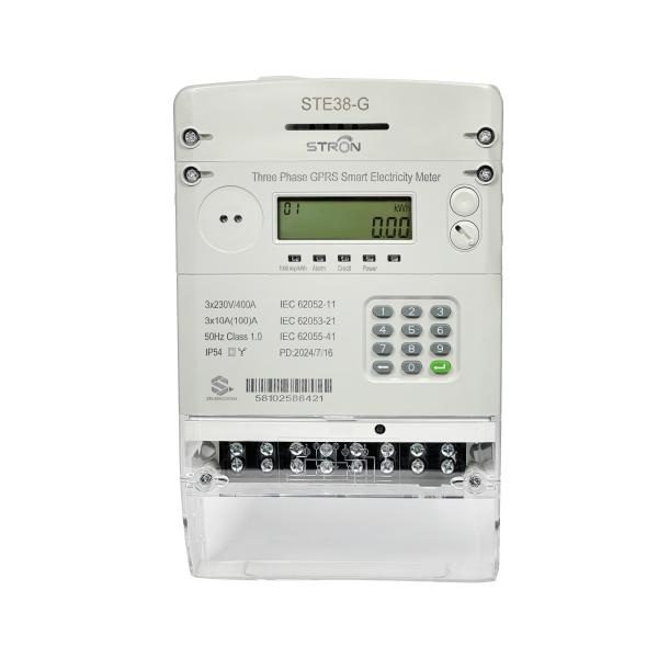 Split Keypad Smart Prepaid Electricity Meter with Keypad Input Way and 30 V/m RF