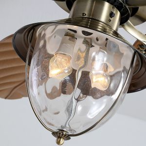 Modern Decorative 4100k Crystal Ceiling Fan With Light Remote Control Invisible