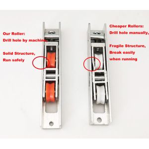 Modern Nylon Sliding Window Roller 50-100kg Capacity Low Noise