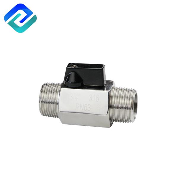 Buy PN63 SS Mini Ball Valve 1 Inch Threaded Ball Valve NPT Male at wholesale prices