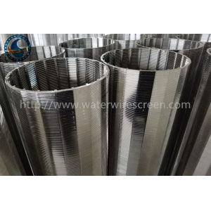 0.08mm Slot Opening Stainless Steel Wedge Wire Screen