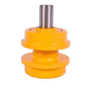 China Yellow D8R Bulldozer Carrier Roller With Heat Treatment OEM/ODM on sale