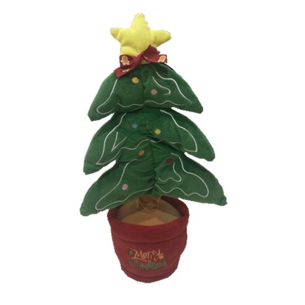 Buy Dancing Singing Twisting Christmas Tree With Yellow Star at wholesale prices