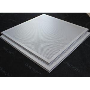 T 15 Matched 595x595mm Aluminum or Steel Lay in Ceiling Tiles Perforated or