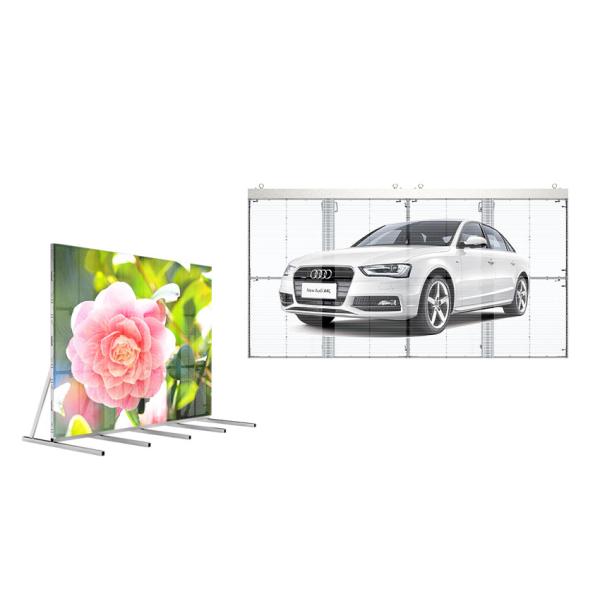 6000CD/M² SMD1921 7mm Pixel Transparent LED Billboard