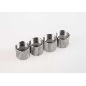 Custom precision stainless steel SUS316F knurled nut/knob M6.5 For automation