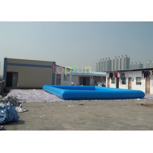 Quality Blue7 x 7 square inflatable water pools for family / commercial for sale