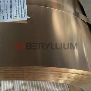 Beryllium Copper Foil Alloy 25 C17200 1/2H Temper Thickness 0.254mm X 200mm