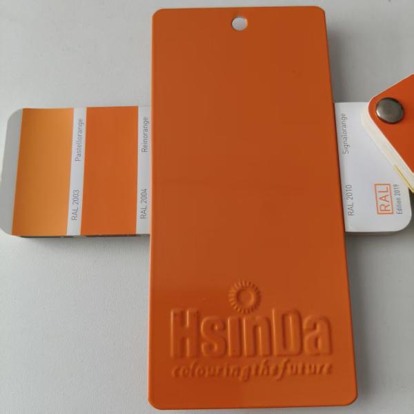 Outdoor Heat Oroof RAL 2004 90% Glossy Orange Dry Powder Coating Paint for Cabinet Box Spray Coat