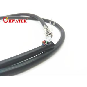 Multipair Braiding Flexible Shielded Cable PU Jacket TPEE Insulation