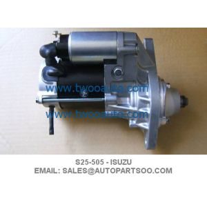 S25-505 8970958112 - ISUZU Starter Motor ISUZU 4HF1 4HG1 4HJ1 Starter 24V
