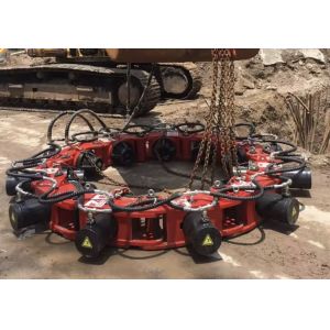 Low Noise Low Vibration Hydraulic Round Pile Breaker Construction Machinery