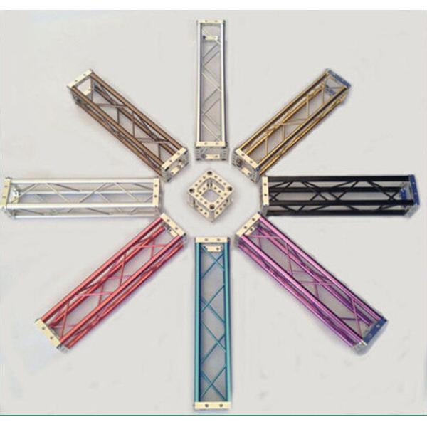 Buy 150 x 150MM Colorful Aluminum Mini Bolt Truss For Exhibition Booth at wholesale prices