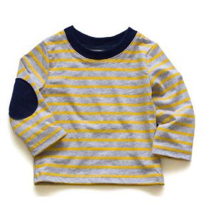 Cotton Boys Striped T Shirts , Cotton Clothes For 2 Year Babies