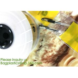 Factory custom LLDPE plastic Preopened polybag auto Bag on a Roll,autobag,pre