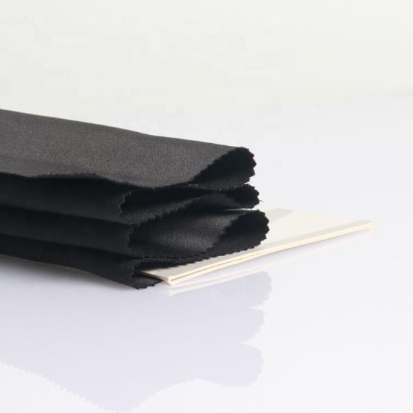 Factory direct recycled polyester peach skin satin fabric is strong and wear-resistant