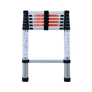 China Extendable 2 Meter 150kg Aluminium Telescopic Ladder on sale