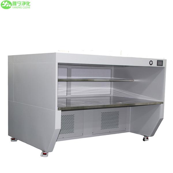 Horizontal Clean Room Laminar Flow Benches Portable LED Lighting