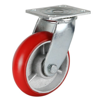 Buy 4 Inch Heavy Duty Swivel Casters Iron Casters Urethane Casters at wholesale prices