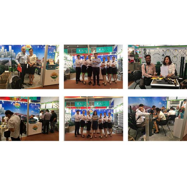 HUILONG 1-4'' PVC Coated Diamond Mesh Fence For Sports Ground 7