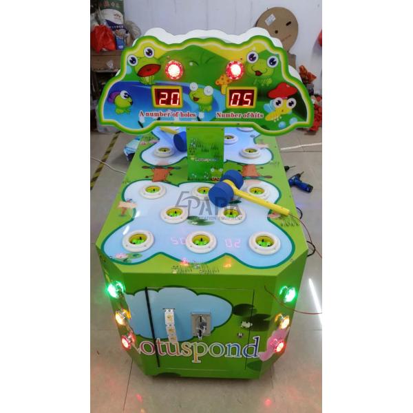 2 Player Kids Mouse Hammer Hitting Coin Operated Ticket Redemption Games 1 year Warranty