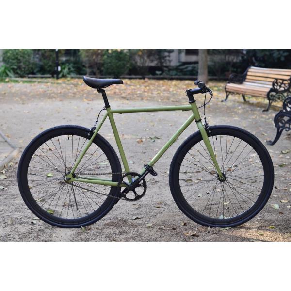 Complete Thickslick Single 1 Speed Fitness Fixie Fixed Gear Bike with Promax Brake end