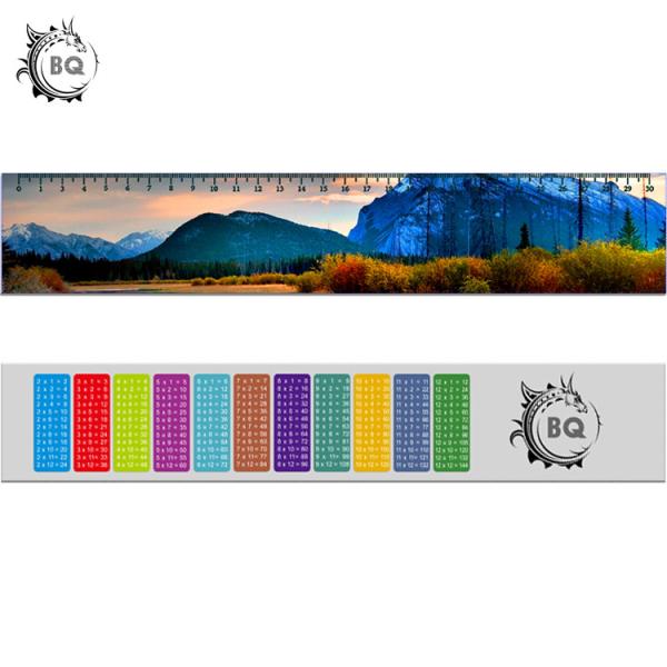 Promotional PET 3D Lenticular Printing Services Plastic Rulers / Lenticular Photo Printing
