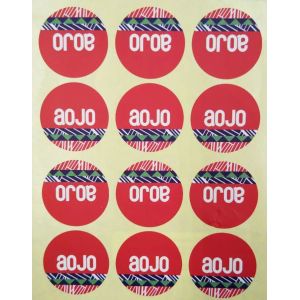 Personalised CMYK Printing Self Adhesive Packaging Sticker Labels Eco Friendly