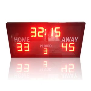 Quality Ultra Thin LED Electronic Basketball Scoreboard With Remote Controller for sale