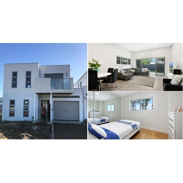 Light Gauge Steel Frame Energy Saving Villa Prefab Steel House Cost Saving Home Kits