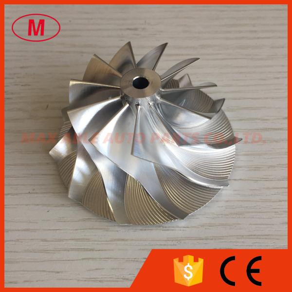 TD04HL 16G 48.30/68.00mm 11+0 blades forward turbo milling/aluminum 2618/billet compressor wheel