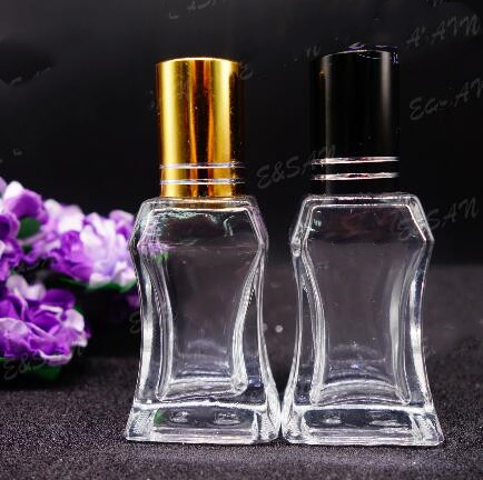 Buy glass perfume bottle china Wholesale Fancy clear Bottle With Aluminium Cap roll on Glass Refill Empty Perfume hot stock at wholesale prices
