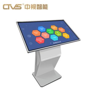 Vertical Self Service Kiosk Machine All In One Horizontal Multimedia Display