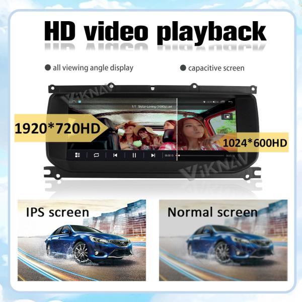 Viknav Car Radio For Land Rover Evoque L551 L538 (2012-2018) 10.25 inch With AC Air Conditioning Panel Climate Control