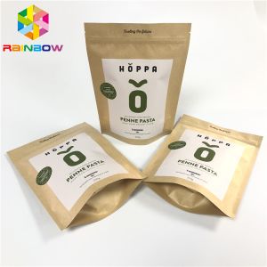Brown Kraft Paper CMYK VMPET Stand Up Pouch