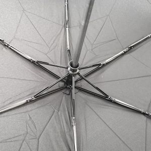Small Black 6 Ribs Automatic Open And Close Umbrella With Super Light Weight