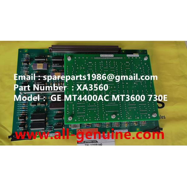 XA3560 CARD GE TEREX UNIT RIG BUCYRUS MT4400AC MT5500 MT3600 NTE240 NTE260 NHL DUMP TRUCK HAULER MINING