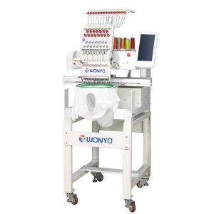 WYQ1501 Home-use Single Head Programmable and Computerized Embroidery Machine on