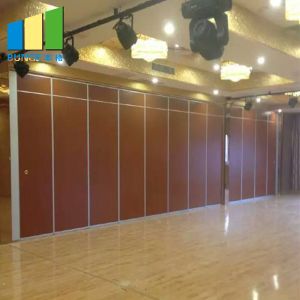Movable Soundproof Folding Room Partitions Aluminum Frame + Board Structure
