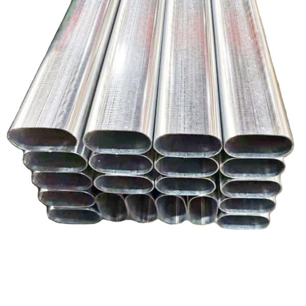 Buy Rail Fence Pre Galvanized Elliptical Steel Pipe 16Mn Structural at wholesale prices