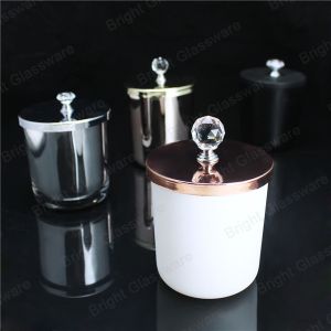 Quality Newest Design candle metal lid with knob for sale