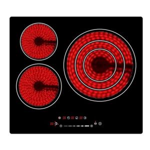 Easy clean Ceramic Glass 60cm 3 Burner Induction Cooktop