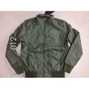 12  Men's pu fashion jacket coat stock