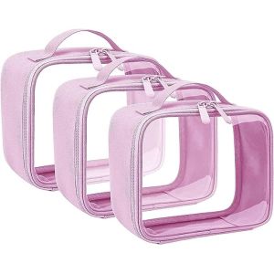 Waterproof Shockproof Storage Cosmetic Toiletry Bag With Handle Strap