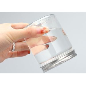 280ml Aluminum Cap Wide Mouth Plastic Jar Containers With Lids 32g