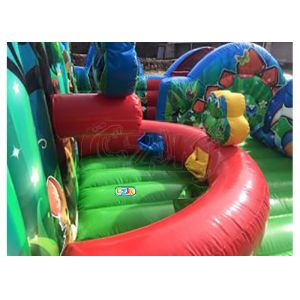 Animal Kingdom Theme Inflatable Toddler Playground / Kids Inflatable Playground
